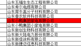 喜報(bào)！熱烈祝賀小鴨家電公司榮獲省級(jí)“專精特新”企業(yè)榮譽(yù)稱號(hào)！